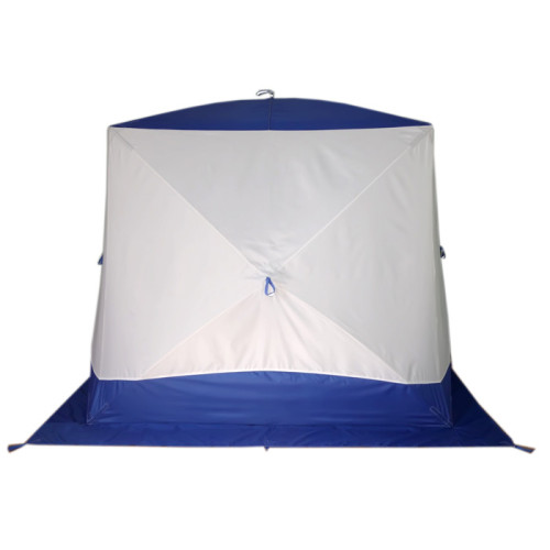 Походная баня Пингвин Призма Премиум (1-сл) 215*215 cm Композит (бело-синий)