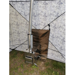 Походная баня Пингвин Призма Премиум (1-сл) 215*215 cm Композит (бело-синий)