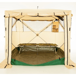 Палатка - Шатер Пингвин Премиум Кемпинг 6 (300х280/218 см) + Гидро Пол