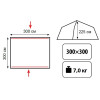 Палатка-Шатер TRAMP LITE Bungalow Green 3x3x2.25 м (V2)