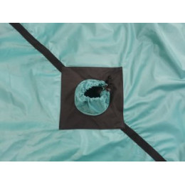 Тент туристический от солнца Пингвин 560x400cm усиленный Полиэстер, бирюзовый