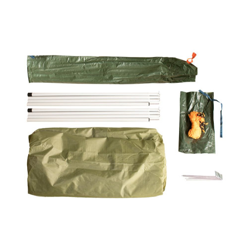 Тент со стойками TRAMP LITE Green 4.4х4.4х2.3 м (V2)