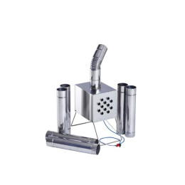 Теплообменник для палатки "Вектор-В" 250х170х240 (нерж.сталь) с вентилятором