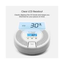 Беспроводной датчик угарного газа X-Sense с цифровым дисплеем, CO03D-W