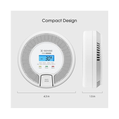 Беспроводной датчик угарного газа X-Sense с цифровым дисплеем, CO03D-W