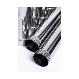 Теплообменник дровяной для палатки "Вектор-ВД" 400х200х380 (нерж.сталь) с вентилятором