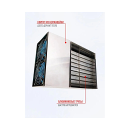 Теплообменник для палатки Manko на 32 трубы в сумке с трубами (3 шт.)