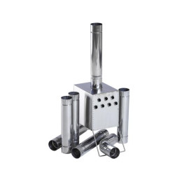 Теплообменник для палатки "Вектор" 225х170х275 (нерж.сталь) в сумке