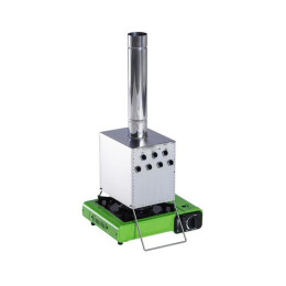 Теплообменник для палатки "Вектор" 225х170х275 (нерж.сталь) в сумке