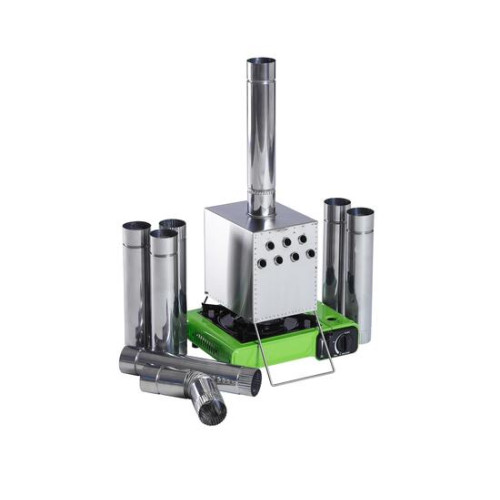 Теплообменник для палатки "Вектор" 225х170х275 (нерж.сталь) в сумке