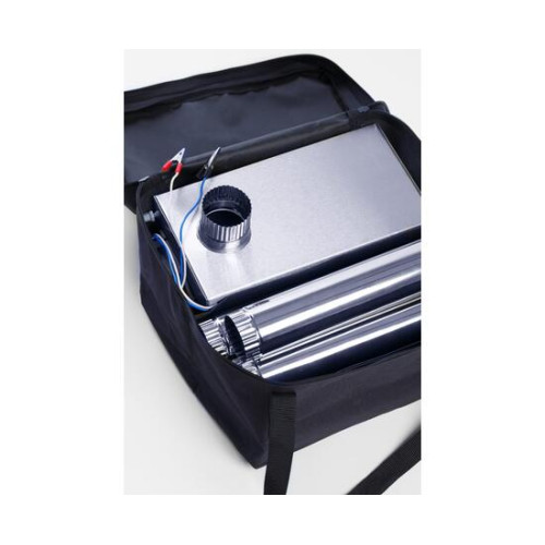 Теплообменник для палатки "Вектор-ВУ" 355х170х240 (нерж.сталь) с вентилятором, с регулятором