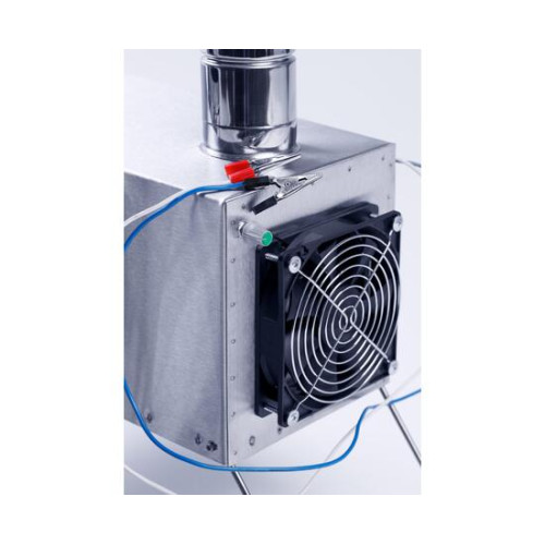 Теплообменник для палатки "Вектор-ВУ" 355х170х240 (нерж.сталь) с вентилятором, с регулятором