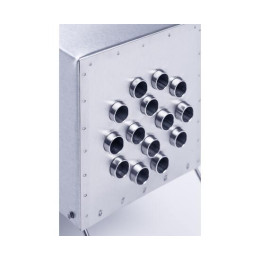 Теплообменник для палатки "Вектор-ВУ" 355х170х240 (нерж.сталь) с вентилятором, с регулятором