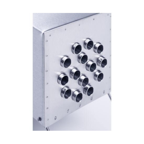 Теплообменник для палатки "Вектор-ВУ" 355х170х240 (нерж.сталь) с вентилятором, с регулятором