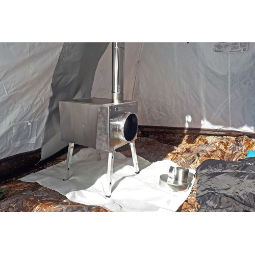 Печь для палатки Берег "Экономка" Малая (съемные экраны - труба 65мм)