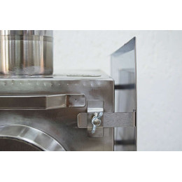 Печь для палатки Берег "Экономка" Средняя (стационарные экраны - труба 80мм)