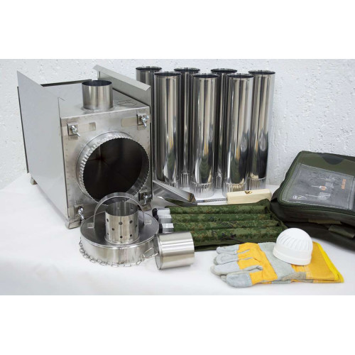 Печь для палатки Берег "Экономка" Мини (без экранов - труба 65мм)