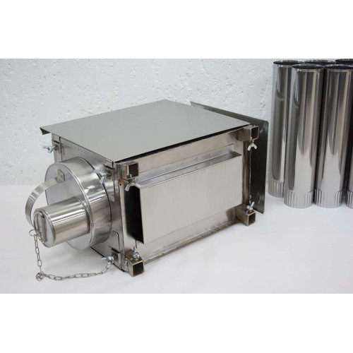 Печь для палатки Берег "Экономка" Мини (без экранов - труба 65мм)