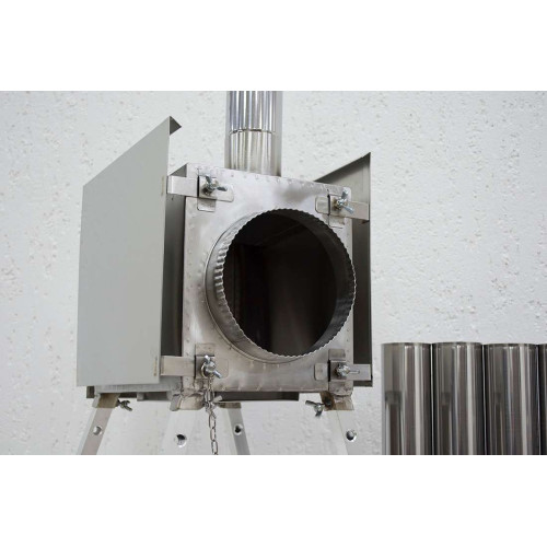 Печь для палатки Берег "Экономка" Мини (без экранов - труба 65мм)