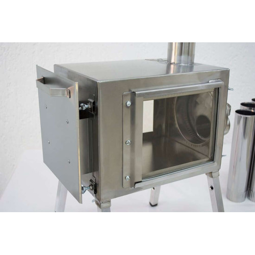 Печь для палатки Берег "Камин" Малая (труба - 65мм)