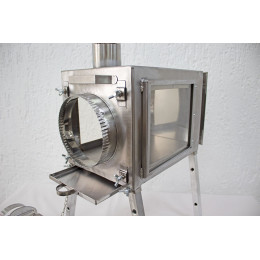 Печь для палатки Берег "Камин" Малая (труба - 65мм)