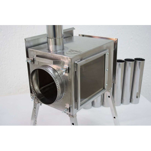 Печь для палатки Берег "Камин" Малая (труба - 65мм)