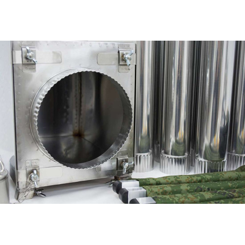 Печь для палатки Берег "Экономка" Малая (без экранов - труба 65мм)