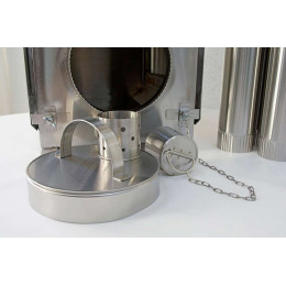 Печь для палатки Берег "Камин" Средняя (труба 80мм)