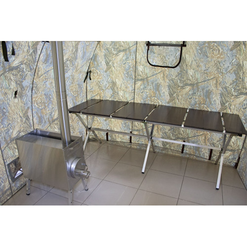 Печь для палатки Берег "Банная" (труба - 80мм)