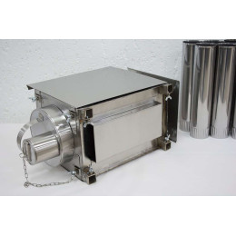 Печь для палатки Берег "Экономка" Мини (съёмные экраны - труба 65мм)