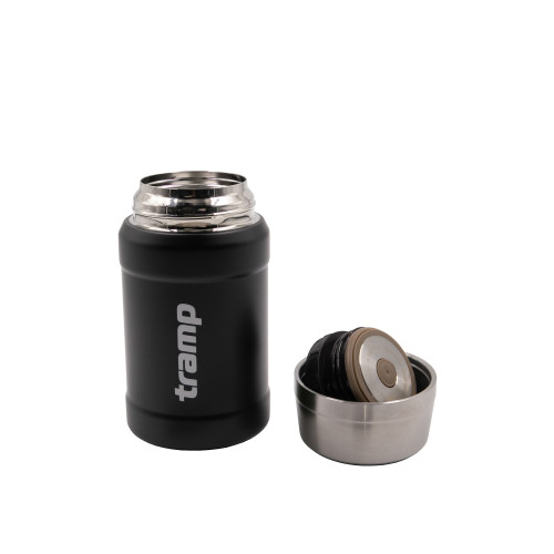 Термос Tramp пищевой в чехле 0.8 л чёрный