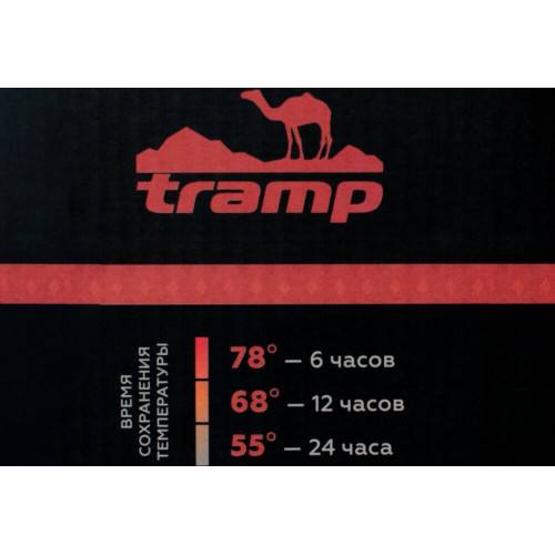 Термос Tramp Soft Touch 0,75 л серый