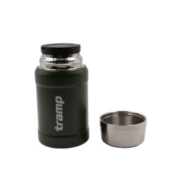 Термос Tramp пищевой в чехле 0.8 л оливковый