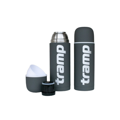 Термос Tramp Soft Touch 1.0 л серый