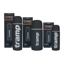 Термос Tramp Soft Touch 1.0 л серый