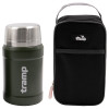 Термос Tramp пищевой в чехле 0.8 л оливковый