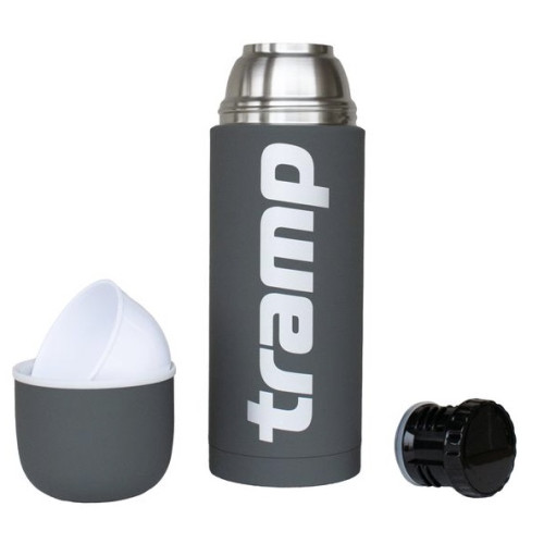 Термос Tramp Soft Touch 1.0 л серый