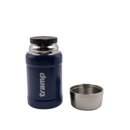 Термос Tramp пищевой в чехле 0.8 л синий