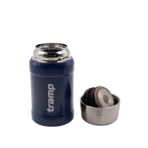 Термос Tramp пищевой в чехле 0.8 л синий