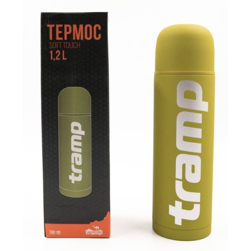 Термос Tramp Soft Touch 1.2 л оливковый
