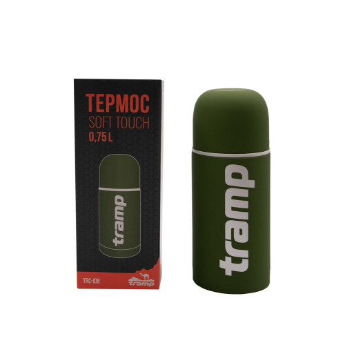 Термос Tramp Soft Touch 0,75 л хаки