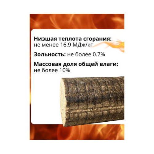 Брикет RUF Пинекей древесный топливный
