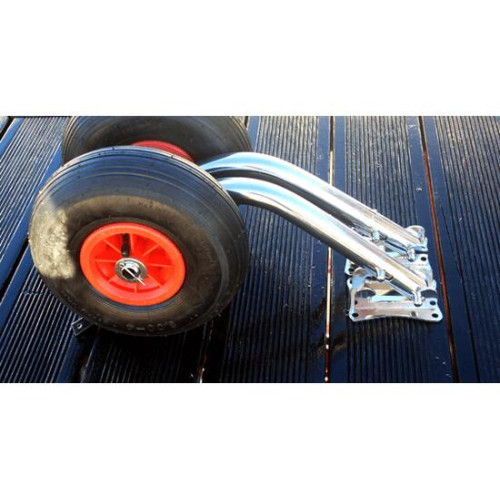 Транцевые колёса быстросъёмные (311, Bay) для лодки с фанерным дном