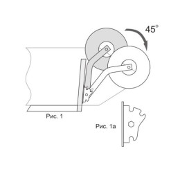 Транцевые колеса перекидные (111K, Bay)