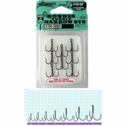 Тройной крючoк OWNER STN-36BC №8 (8шт)