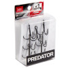Крючки-тройники Lucky John PREDATOR сер. LJH234 разм.002 7 шт.