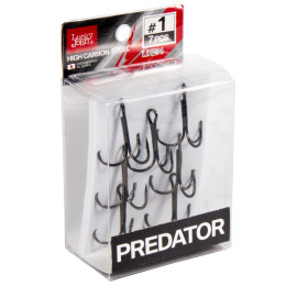 Крючки-тройники Lucky John PREDATOR сер. LJH234 разм.010 8 шт.