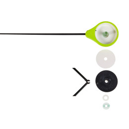 Удилище зим. Lucky John MORMAX 24.6см жёлт.