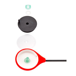 Удочка-балалайка зим. Salmo HANDY ICE ROD 24.3см красн.