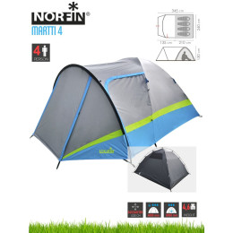 Палатка 4-х мест. Norfin MARTTI 4 NFL